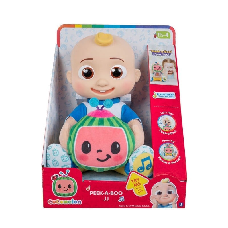 كوكوميلون مجسم جي جي تغطية الوجه الالعاب القطنية CoComelon