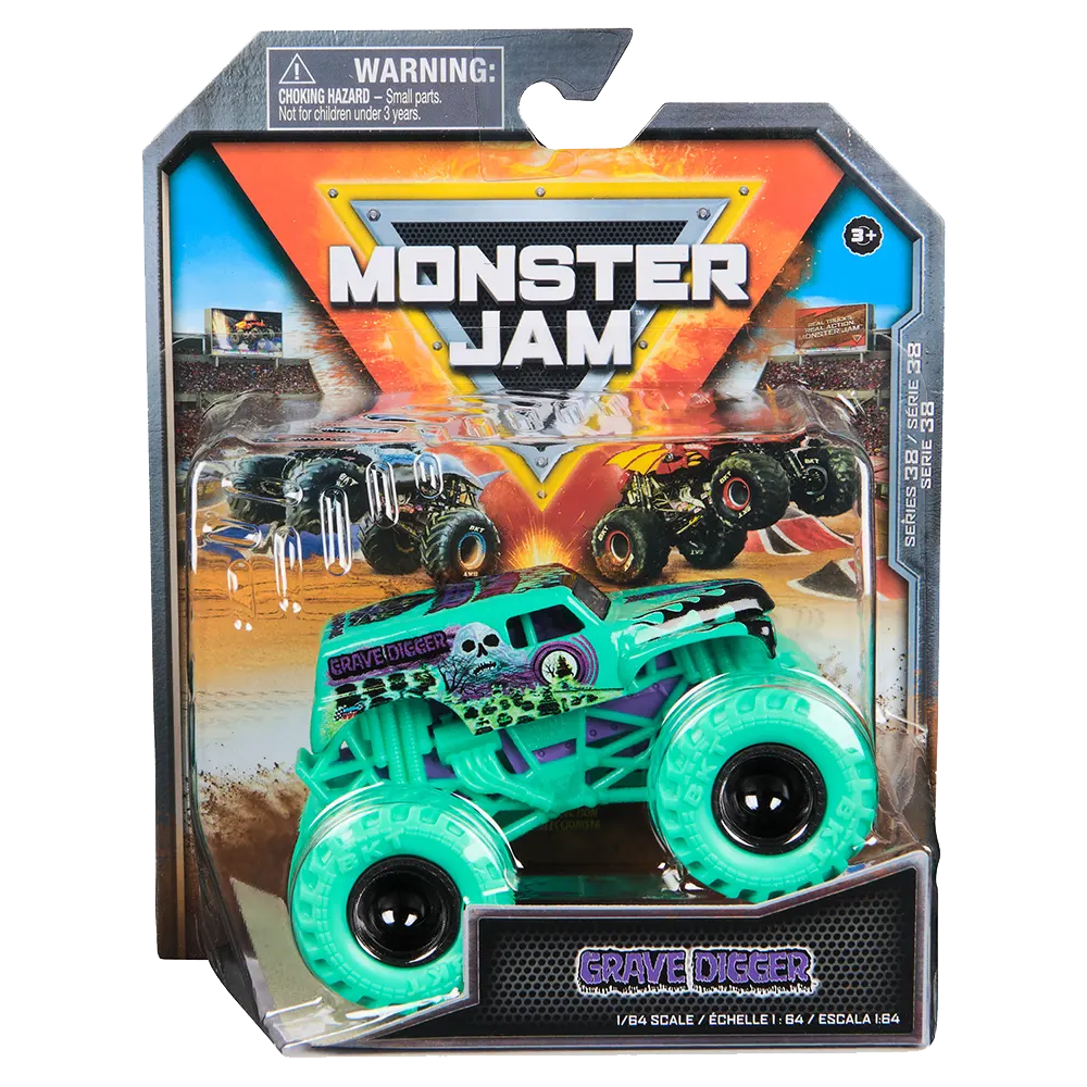مونستر جام شاحنة حفار القبور أخضر مركبات الأطفال Monster Jam