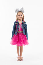 فيري لاند جاكيت جينز باربي ملابس الأميرات Fairy Land