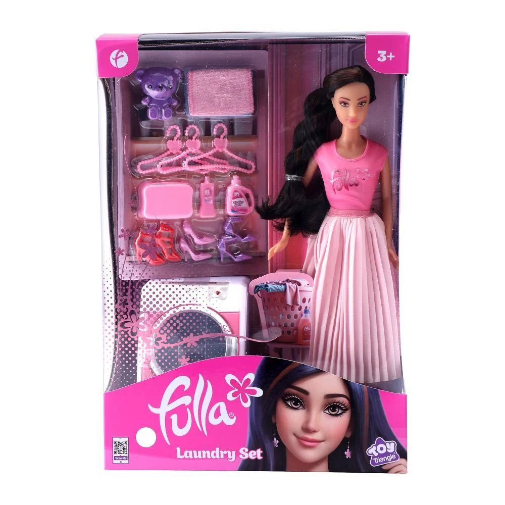 فلة دميه مع مجموعة الغسيل دمية مع اكسسوارات Fulla