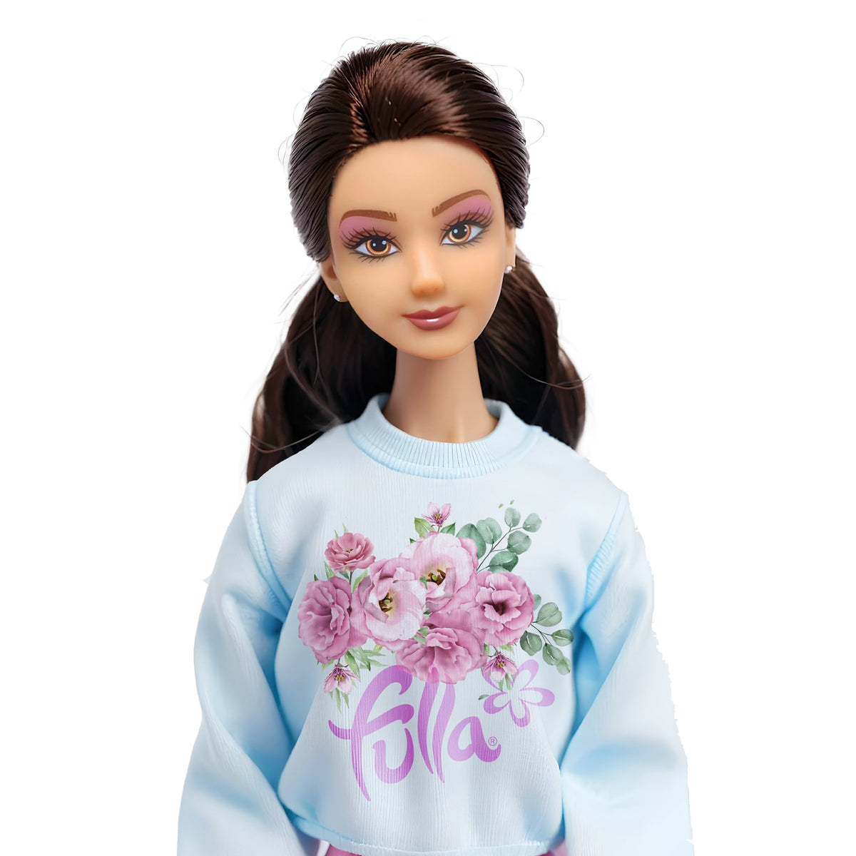 فلة دميه مع مجموعة غرفة المعيشة دمية مع اكسسوارات Fulla