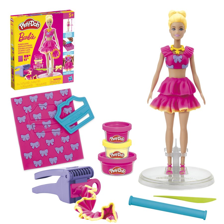 بلاي دوه مجموعة تزيين دمية باربي من الصلصال الصلصال والمعجون Barbie