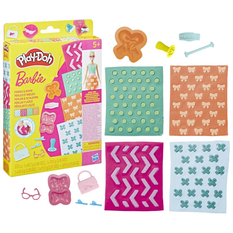 بلاي دوه باربي صنع أزياء واكسسوارات بالصلصال الصلصال والمعجون Play-Doh
