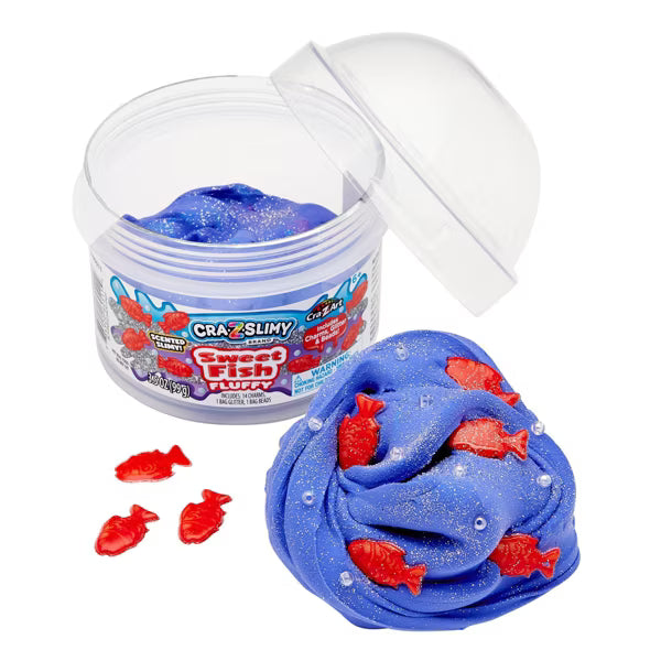 كريزي سلايم برطمان سلايم السمك سلايم Cra-Z-Slimy