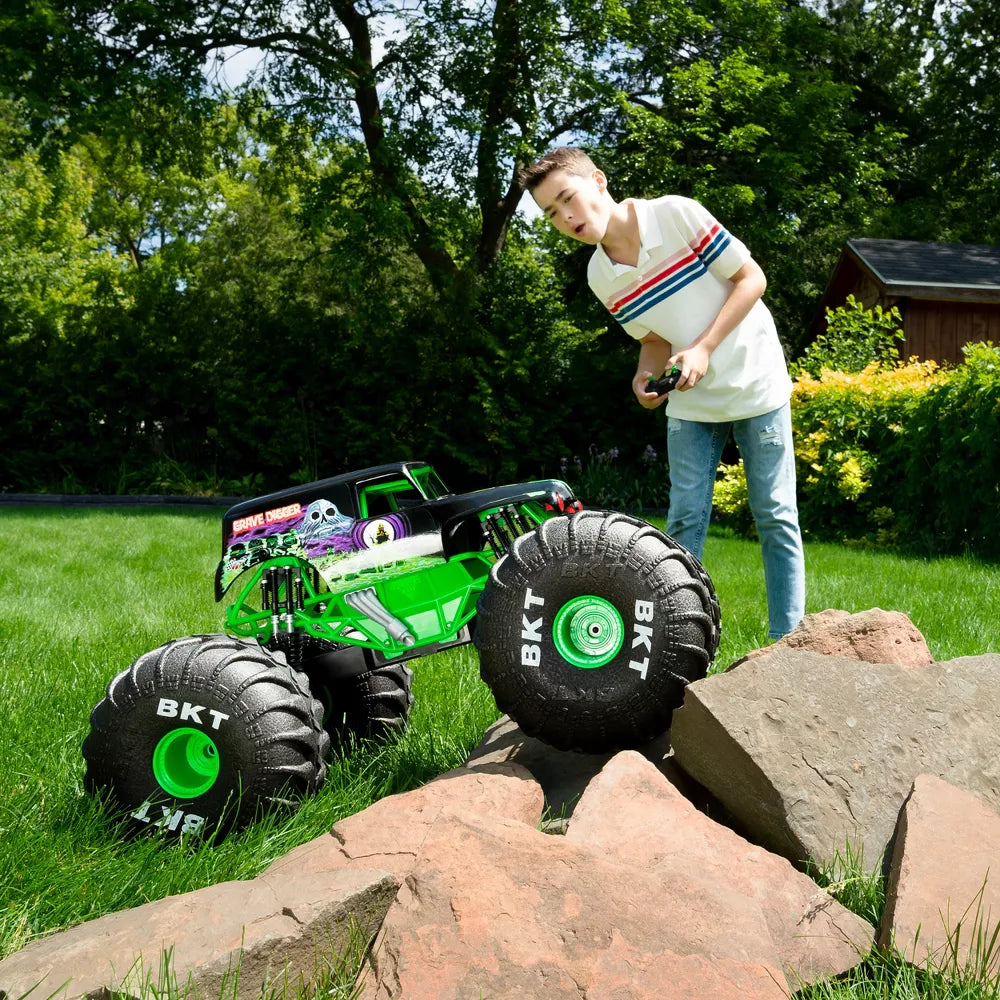 مونستر جام شاحنة ميجا جراف ديجر ريموت كنترول السيارات ريموت كنترول Monster Jam