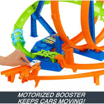 هوت ويلز مضمار مع 5 مناطق تحطم مركبات مع مسار HotWheels