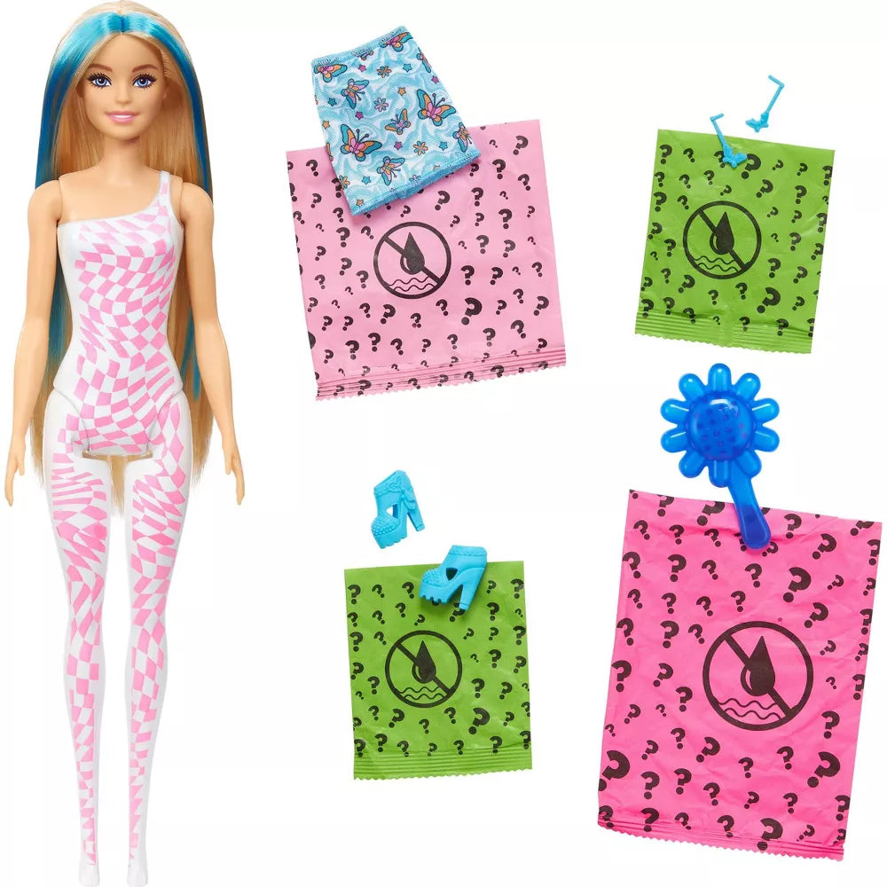 باربي دمية كولور ريفيل الوان متنوعه دمية مع اكسسوارات Barbie