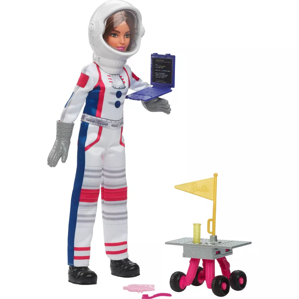 باربي دمية رائد فضاء و10 ملحقات دمية مع اكسسوارات Barbie
