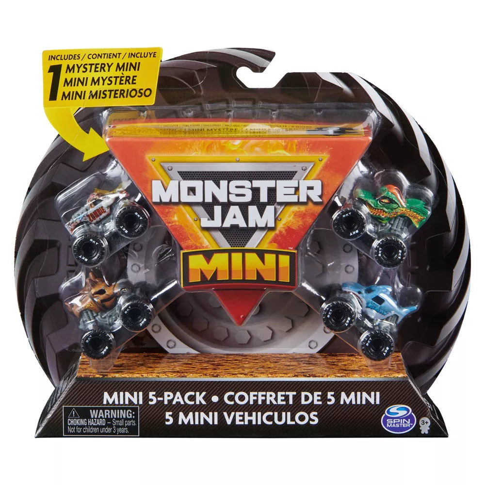 مونستر جام طقم ميني 5 قطع مركبات الأطفال Monster Jam