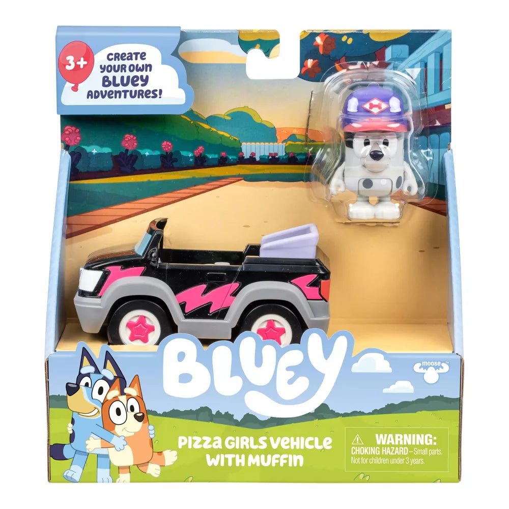 بلوي سيارة البيتزا مركبات الأطفال Bluey