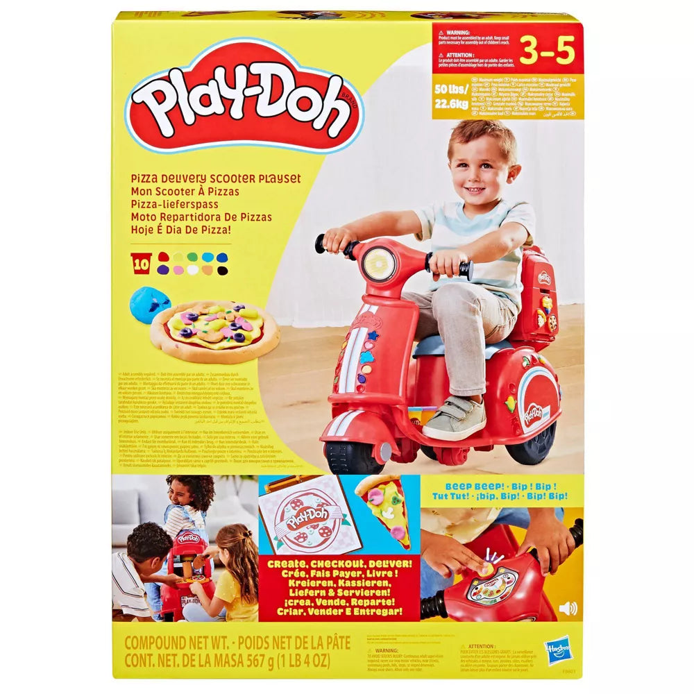 بلاي دوه لعبة سكوتر توصيل البيتزا الصلصال والمعجون Play-Doh