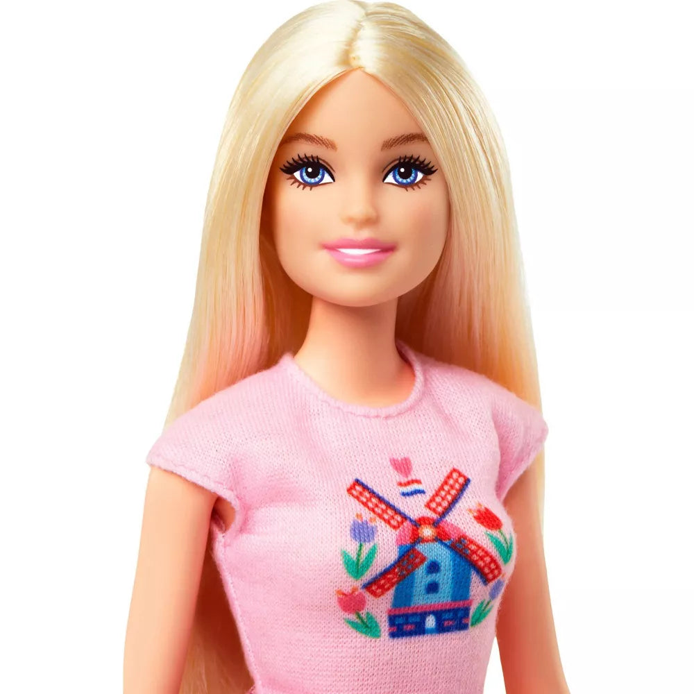 باربي العاب دمى ودراجة دمية مع اكسسوارات Barbie