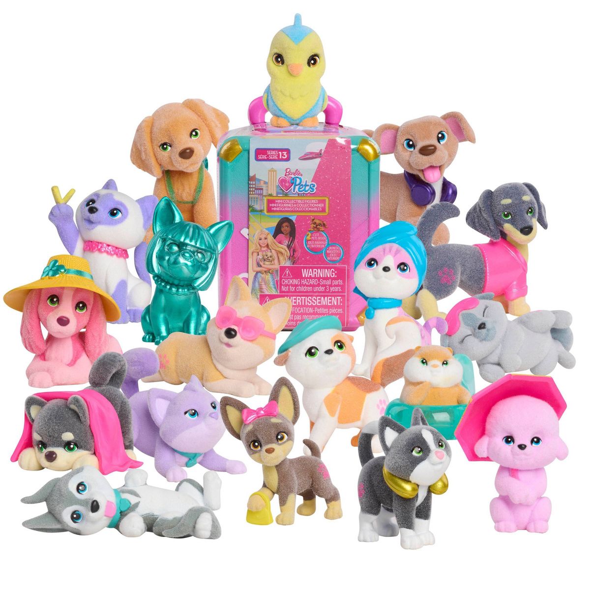 باربي شخصيات الحيوانات الاليفة متنوع الالعاب القطنية Barbie