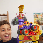 مونستر جام مجموعة لعب البهلوانية مع سيارة مركبات مع مسار Monster Jam