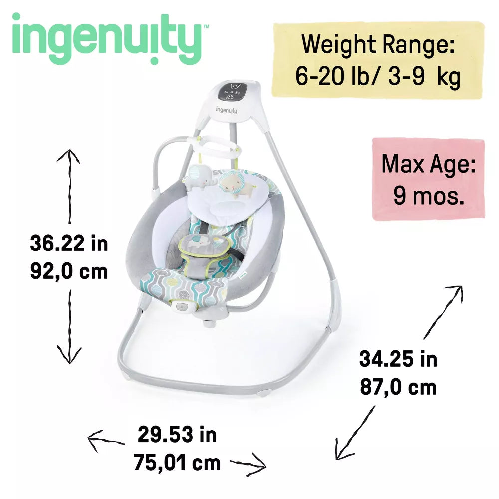إنجينيويتي كرسي استرخاء الأطفال كرسي مواليد Ingenuity