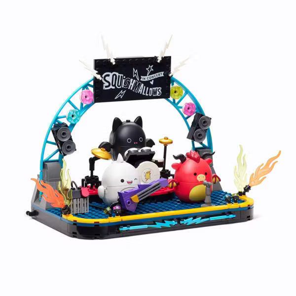 بيلدر مكعبات جولة الحفلات الموسيقية مع إميلي مكعبات التركيب BLDR