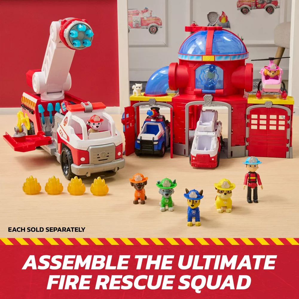 باو باترول مركز قيادة الإنقاذ والإطفاء مركبات الأطفال Paw Patrol