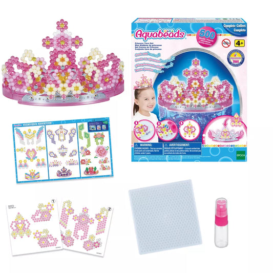 اكوا بيدز مجموعة تاج الأميرة الخرز والاكسسوارات Aquabeads