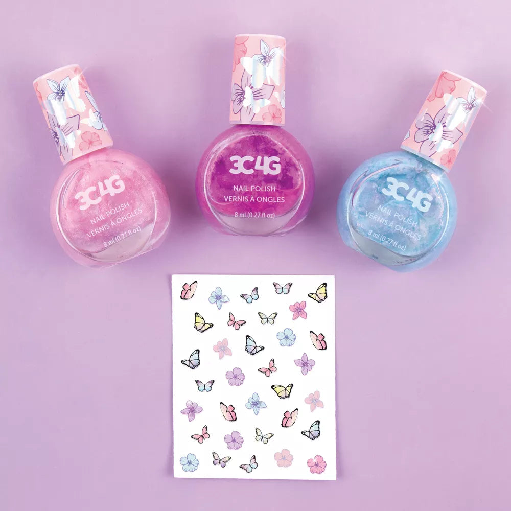 3سي 4 جي طلاء اظافر الفراشة المكياج والتجميل 3C4G