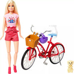 باربي العاب دمى ودراجة دمية مع اكسسوارات Barbie
