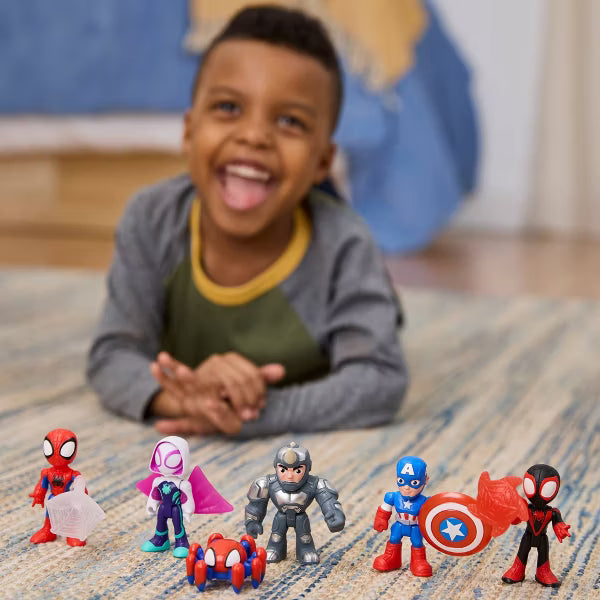 مارفل مجسمات شخصيات سبايدي 6 قطع شخصيات كرتونية Marvel