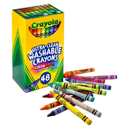 كرايولا اقلام تلوين قابلة للغسل 48 قطعة رسم و تلوين Crayola