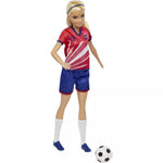 باربي دمية زي كرة القدم أحمر دمى الشخصيات Barbie