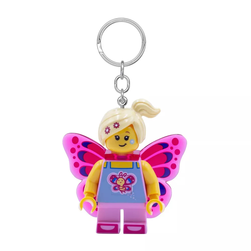 ليجو ميني فيجرز سلسلة مفاتيح فراشة مع إضاءة مكعبات التركيب LEGO