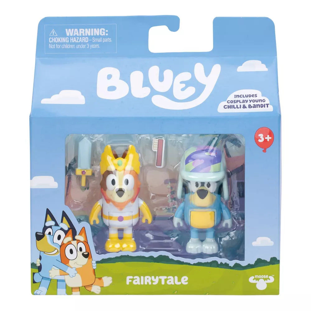 مجسم بلوي قطعتين شخصيات كرتونية Bluey
