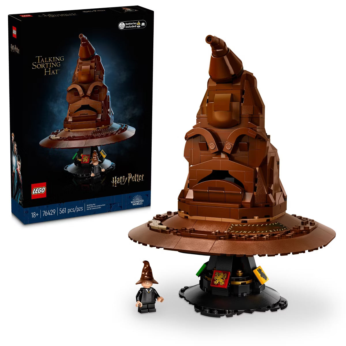 ليجو 76429 هاري بوتر قبعة الفرز الناطقة مكعبات التركيب LEGO