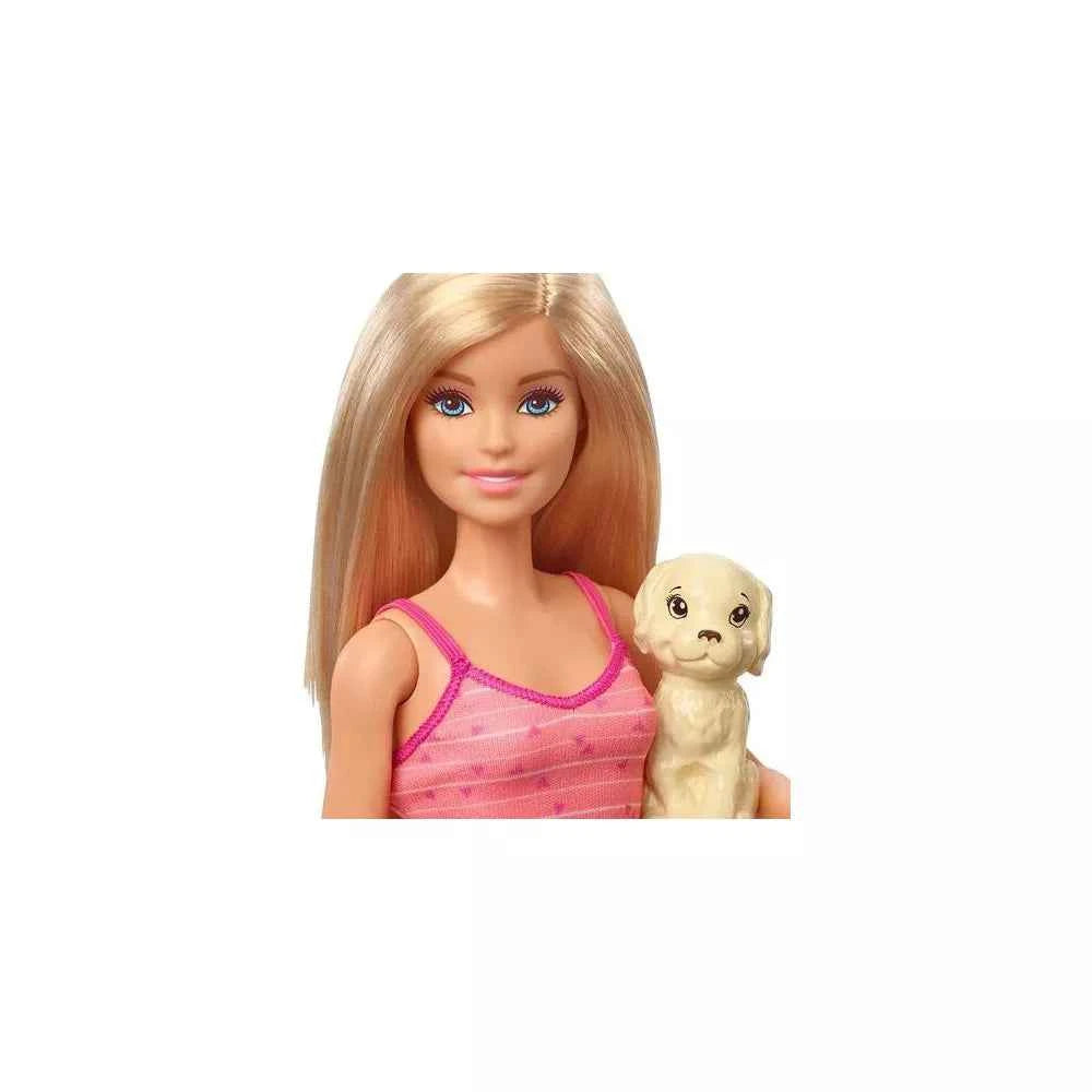 باربي دمية الاستحمام مع جرو والاكسسوارات دمية مع اكسسوارات Barbie