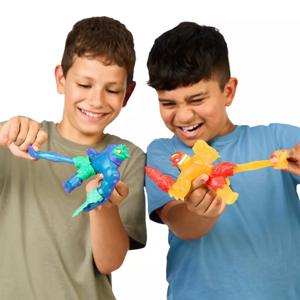 هيروز اوف جو جيت جنون النيزك فيرسوس باك التمدد والضغط Heroes of Goo Jit Zu