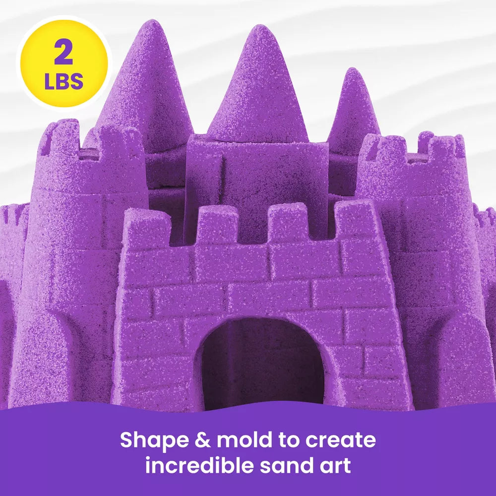 كينتيك ساند كيس رمل ارجواني للشاطئ تشكيل الرمل Kinetic SAND