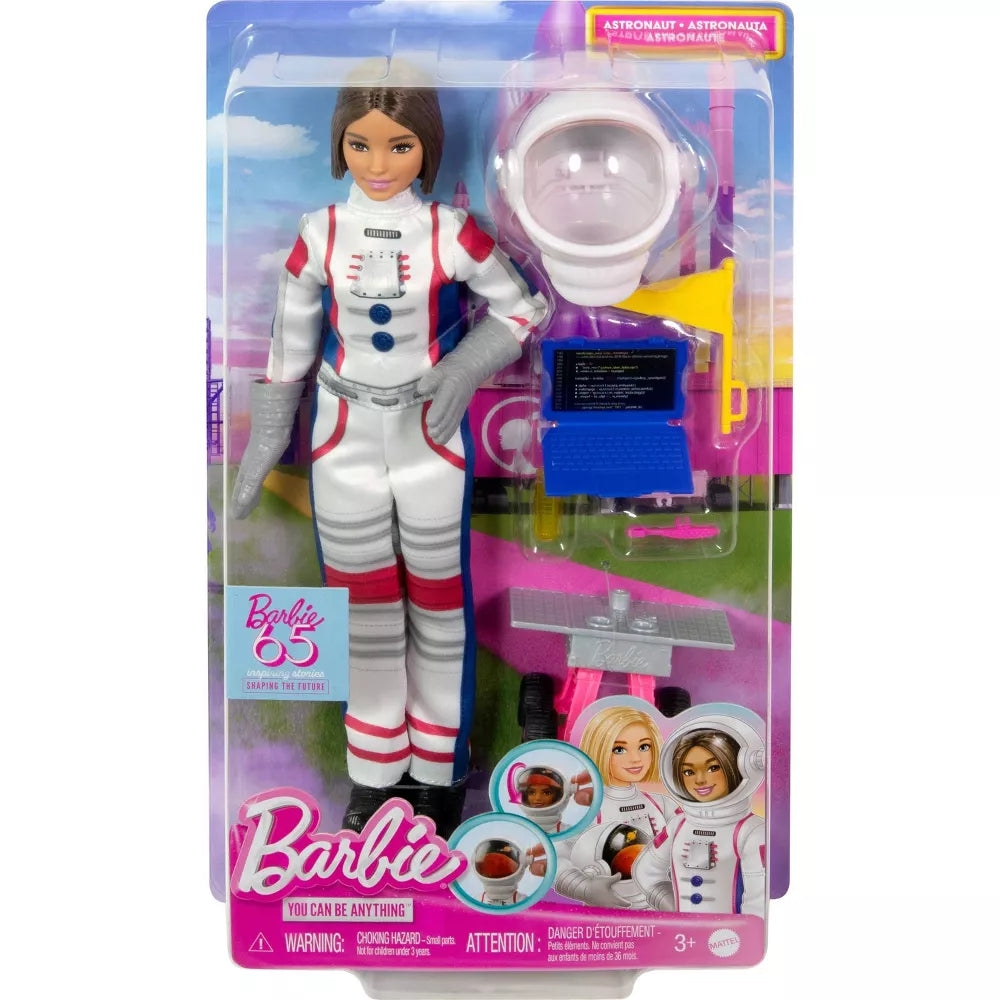 باربي دمية رائد فضاء و10 ملحقات دمية مع اكسسوارات Barbie