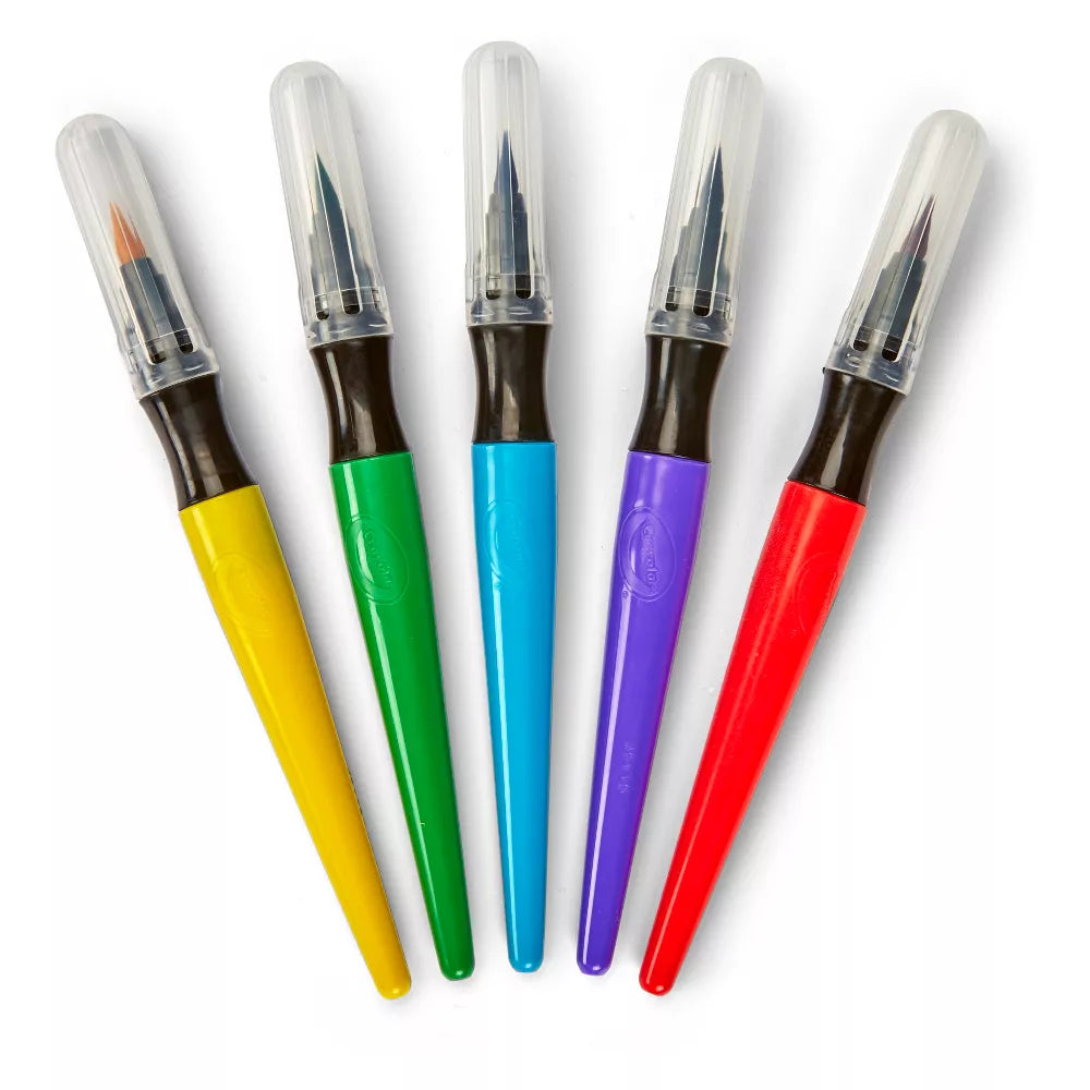 كرايولا 5 أقلام فرشاة طلاء قابلة للغسل رسم و تلوين Crayola