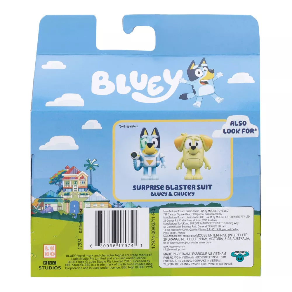مجسم بلوي قطعتين شخصيات كرتونية Bluey
