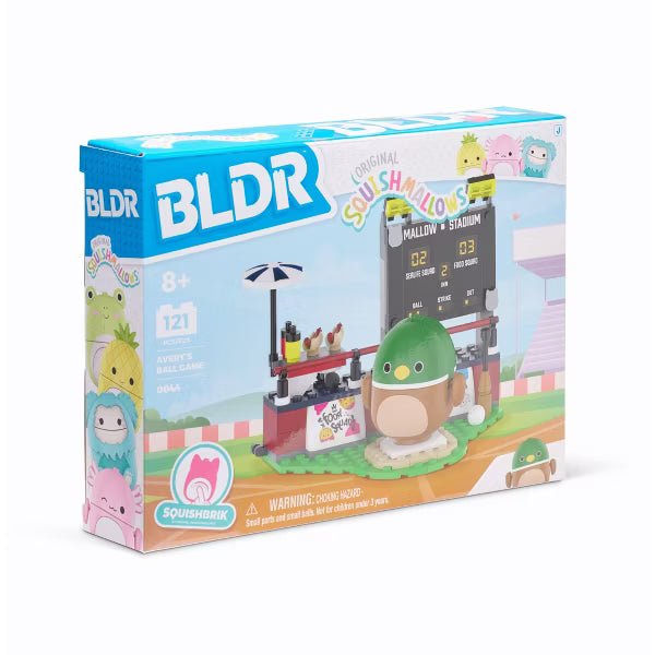 بيلدر مكعبات سكويشمالوز أفيري 121 قطعة مكعبات التركيب BLDR