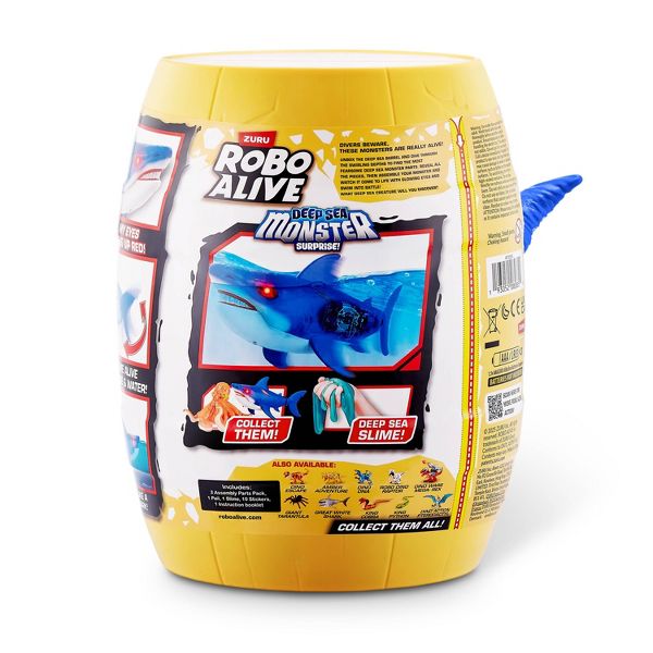 روبو ألايف وحش أعماق البحار متفاجئ مجسمات الحيوانات Zuru
