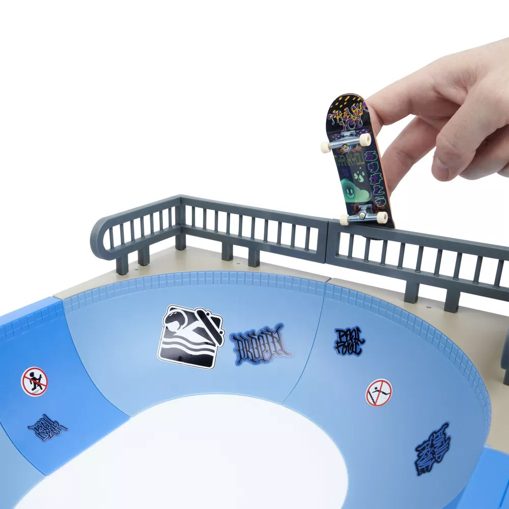 تيك ديك منحدر لوح تزلج للأصابع مع لوحة أصابع مركبات مع مسار TECH DECK