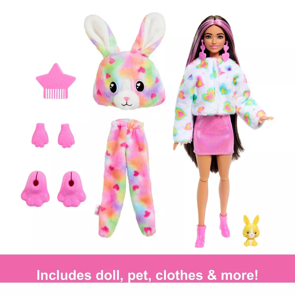 باربي دمية وإكسسوارات كيوتي ريفيل زي ألارنب دمية مع اكسسوارات Barbie