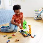 هوت ويلز محطة وقود سيتي سوبر ريتشارج مركبات مع مسار HotWheels