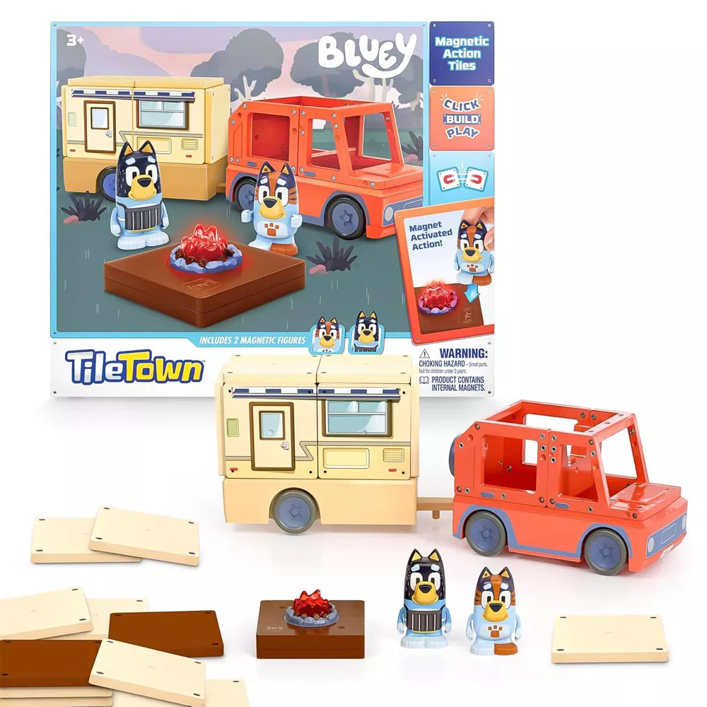 تايل تاون بلوي عربة هيلر مكعبات مغناطيسية مكعبات المغناطيس Tile Town