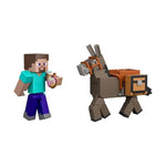 ماين كرافت مجسم مجسم ستيف والحمار شخصيات كرتونية Minecraft