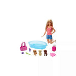 باربي دمية الاستحمام مع جرو والاكسسوارات دمية مع اكسسوارات Barbie