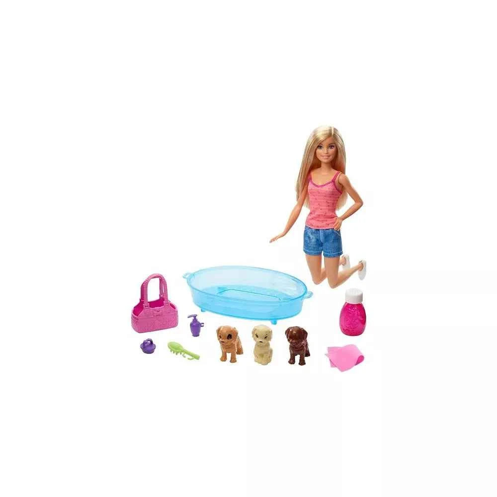 باربي دمية الاستحمام مع جرو والاكسسوارات دمية مع اكسسوارات Barbie