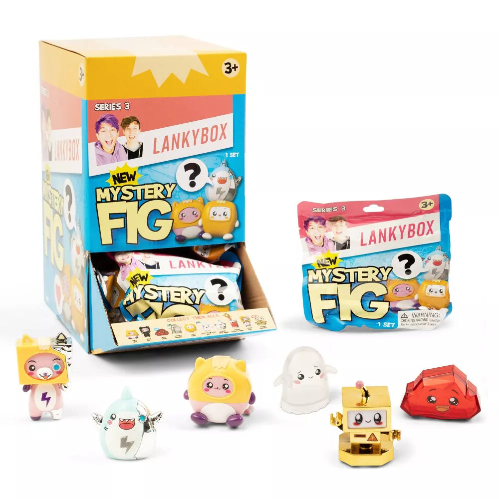 لانكي بوكس مجسمات السلسة 3 شخصيات كرتونية LankyBox