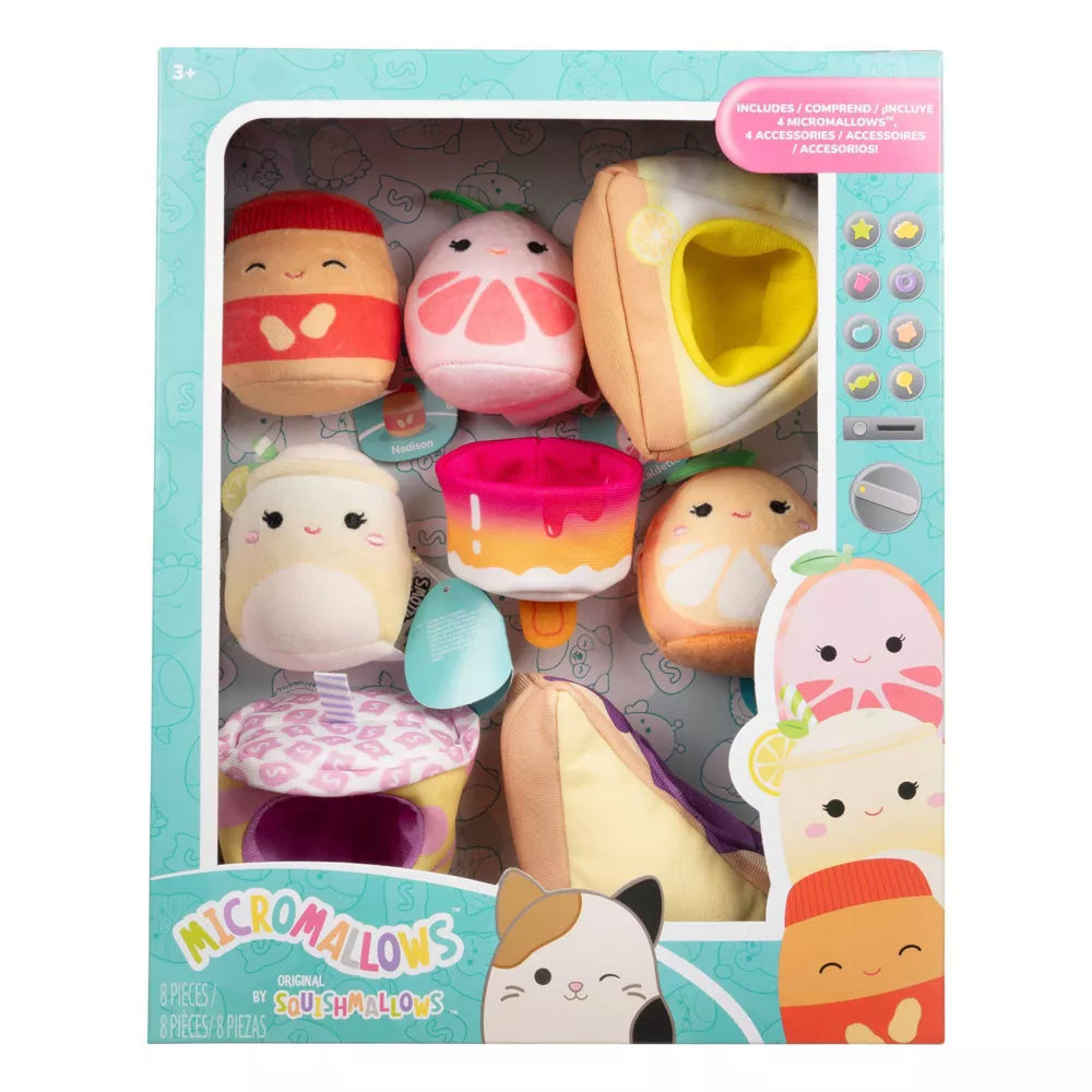 سكويش مالوز ملحقات ماكينة الوجبات الخفيفة الالعاب القطنية Squishmallows