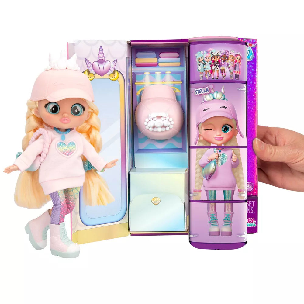 كراي بيبي دميه استيلا 20 سم دمية مع اكسسوارات CRY Babies