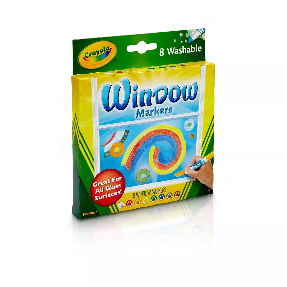 كرايولا نافذة دبليو اس اتش 8 قطع رسم و تلوين Crayola