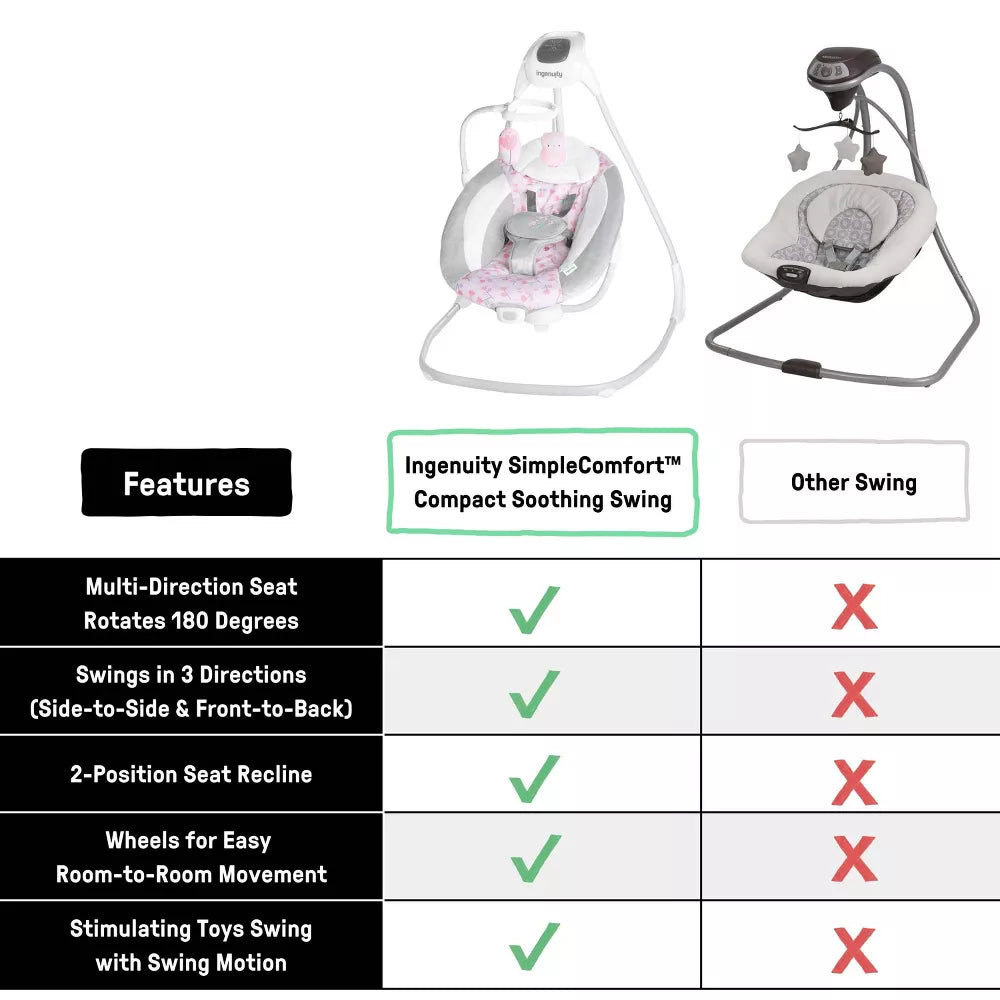 إنجينيويتي مرجيحة سيمبل كومفورت كرسي مواليد Ingenuity